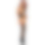 Leg Avenue Jacquard net bodystocking OS Black