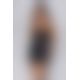 Бебі-дол з еко-шкіри та мережива Loona Chemise black S/M - Passion