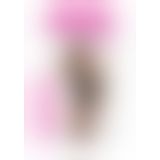 Чорне бюстье з підв'язками і стрінги Fantasy Lingerie, S/M