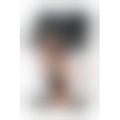 Боди Glossy Kiara из материала Wetlook, черное Боди Glossy Kiara из материала Wetlook, черное
