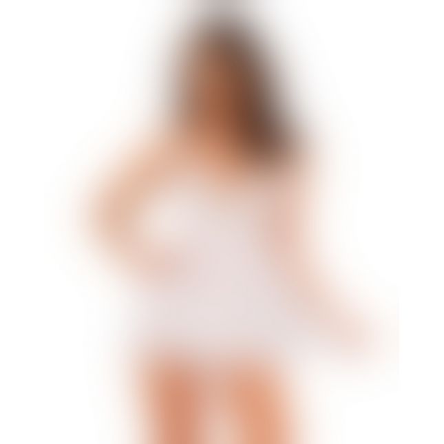 Пеньюар и трусики Obsessive Heavenlly babydoll & thong XS/S
