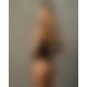 Боди Obsessive Novenes teddy, XS/S, прозрачное, чашки на косточках, декор в виде лент