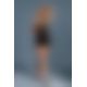 Мини-платье Caprice Lingerie Model 05 One size Black, мелкая сетка, имитация кружева