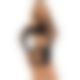 Мини-платье Leg Avenue Shredded cut-out mini dress Black One Size