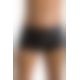 Чоловічі шкіряні боксери з клапаном Passion 050 Short Patrick S/M Black