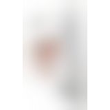 Мини-платье с вертикальным узором Passion BS097 One Size, white, плетение по бокам