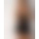 Obsessive 838-BAB-1 babydoll & thong black S/M
