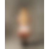 Корсет Obsessive Alissium corset & thong, M/L, гибкие косточки, открытая спина, стринги в комплекте