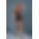 Платье-сетка Caprice Lingerie Model 06 One size Black, мелкая сетка, кружево