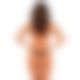 Кружевные стринги Obsessive Donna Dream thong XS/S Black, низкая посадка