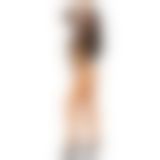 Боди Leg Avenue Top bodysuit with thong back Black