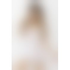 Прозора сорочка бебі дол Passion JANET CHEMISE L/XL, white, трусики