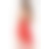 Легкий пеньюар с кружевной отделкой Chilirose (красный S/M)