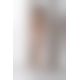 Мини-платье с вертикальным узором Passion BS097 One Size, white, плетение по бокам