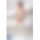 Бодистокинг Passion BS046 white, комбинезон с имитацией чулок