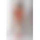 Бодистокинг с имитацией корсетной шнуровки Passion BS094 One Size, red, цветочный узор, с доступом