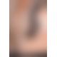 Боди Glossy Kiara из материала Wetlook, черное