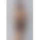 Эротический пеньюар Passion MARINA CHEMISE, S/M, beige