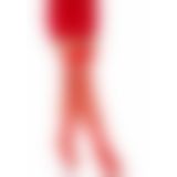 Leg Avenue Fishnet Thigh Highs With Bow OS Red