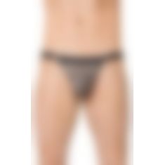 Мужские стринги - Mens Thong 4528, grey panther, One Size