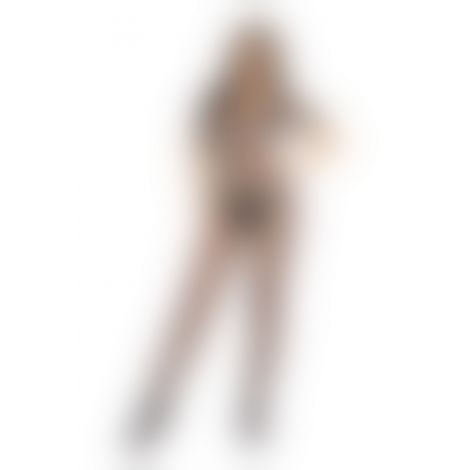 Бодістокінг - Bodystocking 2069, black - One Size