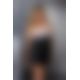 LARISA CHEMISE black 4XL/5XL - Passion