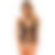 Тедди с открытым доступом Leg Avenue Net and lace crotchless teddy One size Black, шнуровка на спине