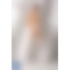 Сітчасті панчохи-стокінги Passion S020 One Size, White, ажурний візерунок, імітація пояса з гартерам