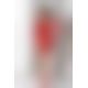 Полупрозрачное мини-платье Passion BS101 One Size, red, рукава-митенки