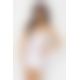 Сорочка приталена з чашечками WILMA CHEMISE white L/XL - Passion, трусики