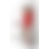 Полупрозрачное мини-платье Passion BS101 One Size, red, рукава-митенки