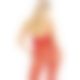 Бодистокинг Leg Avenue Rhinestone Lace and Net Bodystocking Red One Size