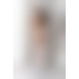 Эротические колготки-бодистокинг с тонкими подвязками Passion S028 One Size, white, открытый доступ