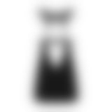 Сорочка бэби-долл с кружевом на груди Obsessive Donna Dream babydoll XS/S Black, стринги
