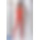 Бодистокинг Passion BS066 red, комбинезон, имитация чулок и пояса