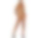 Бодистокинг Leg Avenue Off the shoulder bodystocking One size Black, сетка, доступ