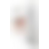 Бодистокинг с имитацией корсетной шнуровки Passion BS094 One Size, white, цветочный узор, с доступом