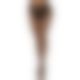 Чулки Leg Avenue Crotchless Net Tights with Heart Backseam Black One Size