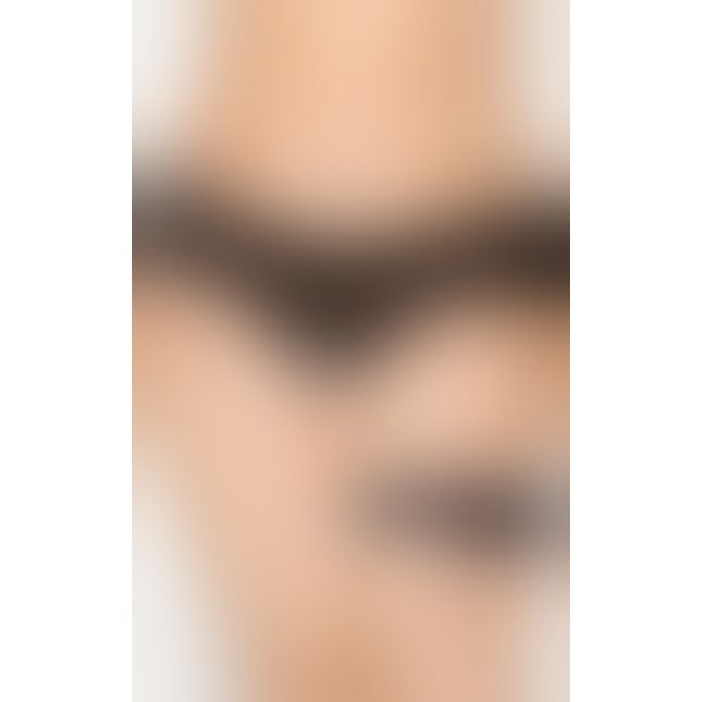 Женские стринги - G-string 2433, Plus Size, черные