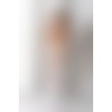 Эротические колготки-бодистокинг с тонкими подвязками Passion S028 One Size, white, открытый доступ