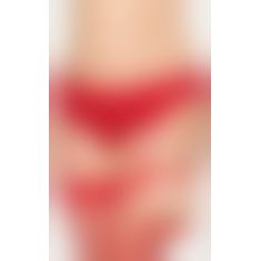 Пояс для панчох - Garterbelt 3305, Plus Size, Червоний