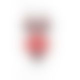 Полупрозрачное боди с кружевом Passion PEONIA BODY XXL/XXXL red