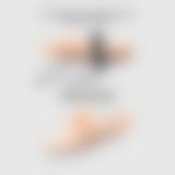 Вибронасадка для страпона с вакуумной стимуляцией Strap-On-Me Multi Orgasm Realistic Dildo M Vanilla