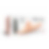 Вибронасадка для страпона с вакуумной стимуляцией Strap-On-Me Multi Orgasm Realistic Dildo M Vanilla