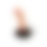 Пикантные Штучки - Страпон с фаллоимитатором из Био-кожи, 16,5х4,1 см, (телесный)