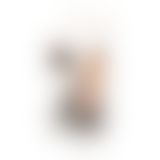 Пикантные Штучки - Страпон с фаллоимитатором из Био-кожи, 16,5х4,1 см, (телесный)