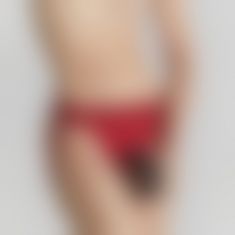 Трусики для страпона Strap-On-Me HARNAIS LINGERIE UNIQUE, One Size, красные