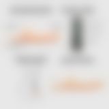 Вибронасадка для страпона с вакуумной стимуляцией Strap-On-Me Multi Orgasm Realistic Dildo L Vanilla