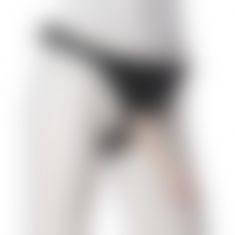 Трусики со страпоном Doc Johnson Vac-U-Lock 8 Inch Classic Dong Ultra Harness, ПВХ, диаметр 3,8см
