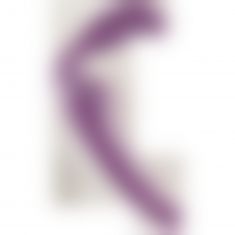 Безремінний страпон Doc Johnson The Gal Pal Purple, платинум силікон, діаметр 3 см